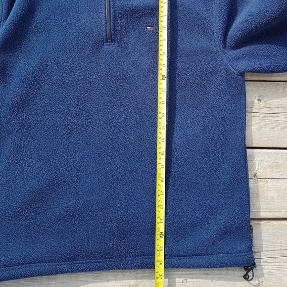 TOMMY HILFIGER 2006 Fleece Stand Collar Sweater Men Sz M - Picture 8 of 8